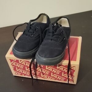 Vans Kids Black Sneakers